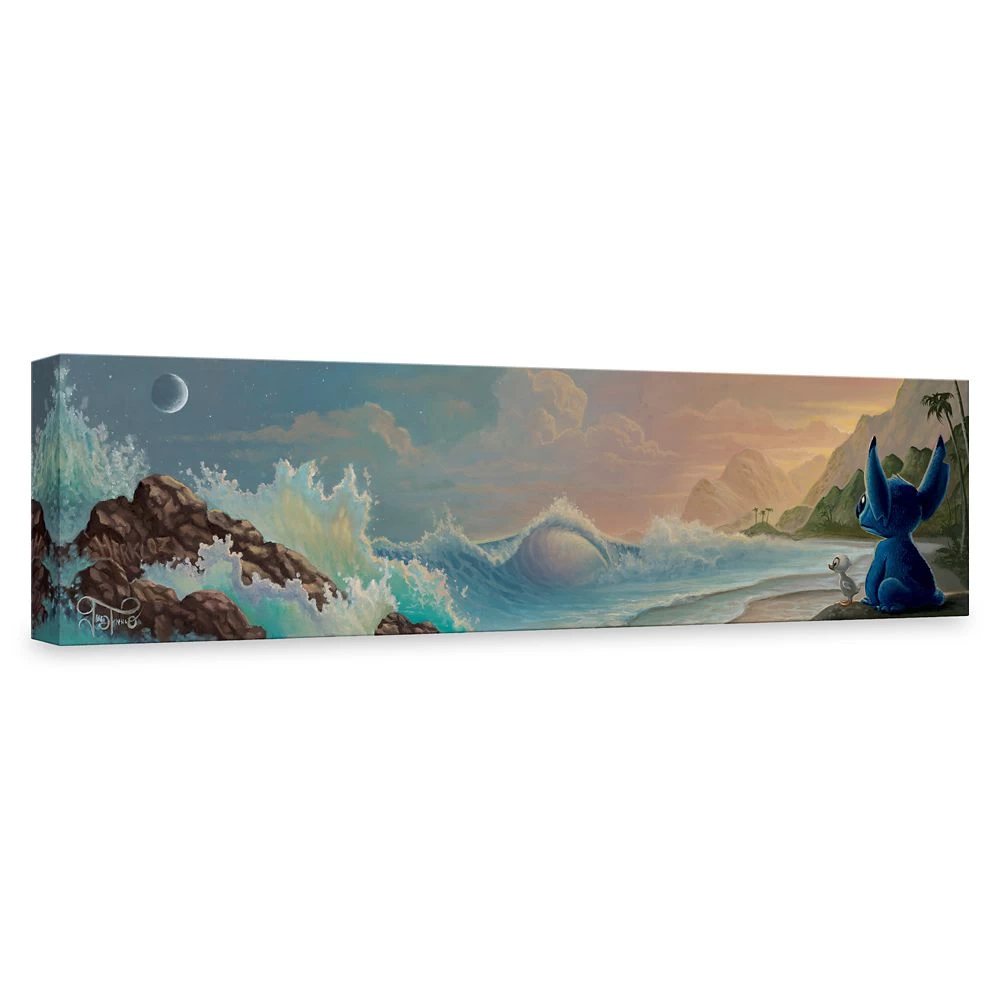 Disney Lilo & Stitch ''Aloha Sunset'' Giclée By Jared Franco – Limited Edition 2 Disney Lilo & Stitch ''Aloha Sunset'' Giclée By Jared Franco – Limited Edition - Image 2