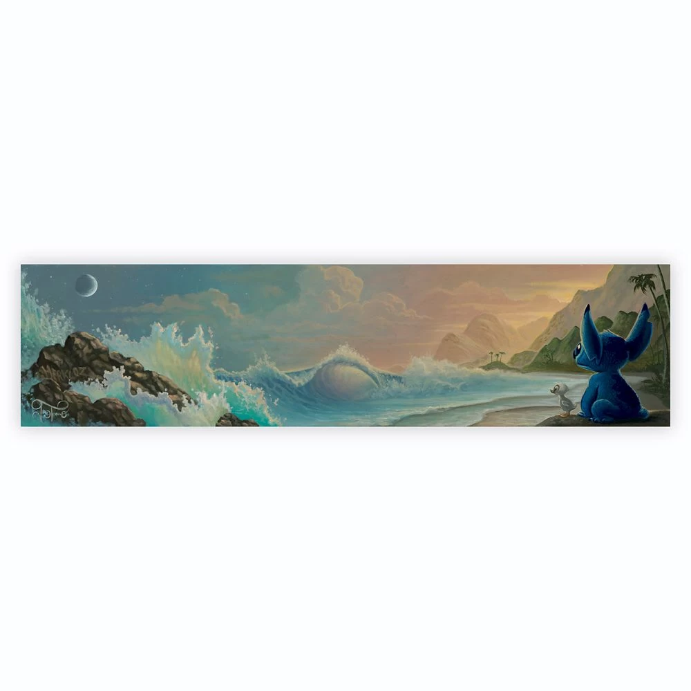 Disney Lilo & Stitch ''Aloha Sunset'' Giclée By Jared Franco – Limited Edition 1 Disney Lilo & Stitch ''Aloha Sunset'' Giclée By Jared Franco – Limited Edition