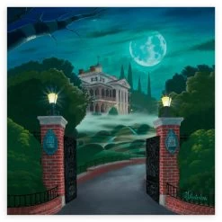 Disney 19 Disney ''Welcome To The Haunted Mansion'' Giclée By Michael Provenza – Limited Edition