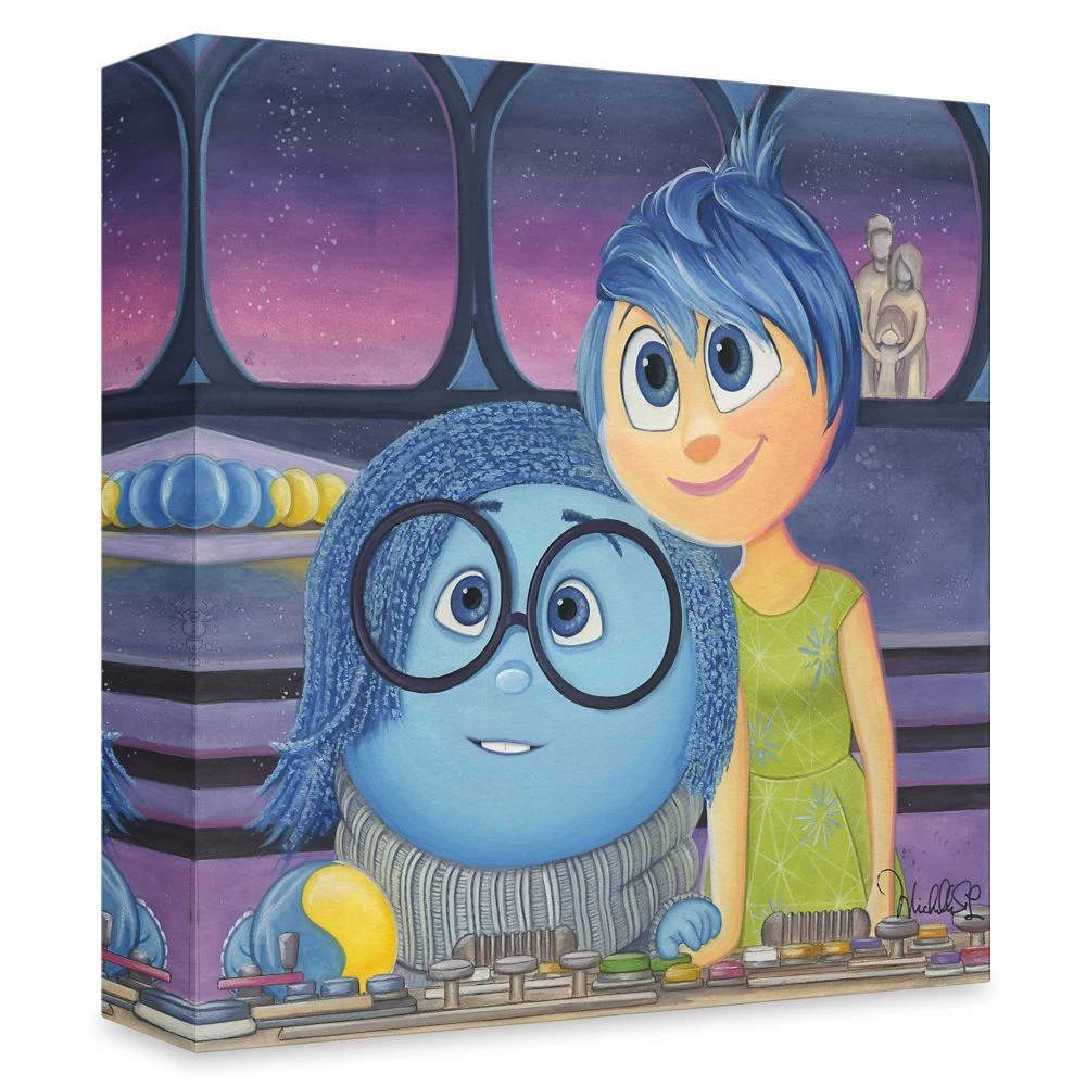 Disney Inside Out ''Joy And Sadness'' Giclée By Michelle St.Laurent – Limited Edition 2 Disney Inside Out ''Joy And Sadness'' Giclée By Michelle St.Laurent – Limited Edition - Image 2
