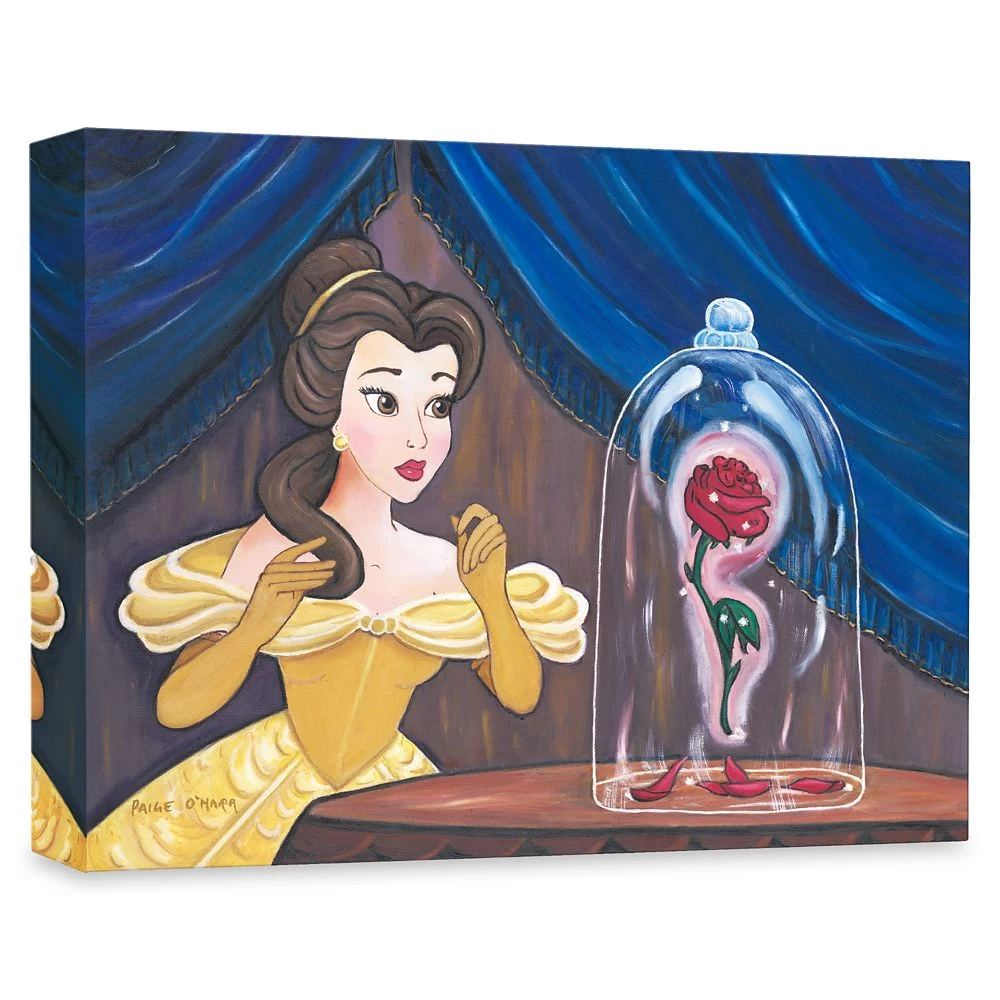 Disney Beauty And The Beast ''Enchanted Rose'' Giclée By Paige O'Hara – Limited Edition 2 Disney Beauty And The Beast ''Enchanted Rose'' Giclée By Paige O'Hara – Limited Edition - Image 2