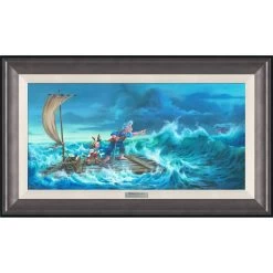 Disney Pinocchio ''No Escape'' By Michael Humphries Framed Canvas Artwork – Limited Edition