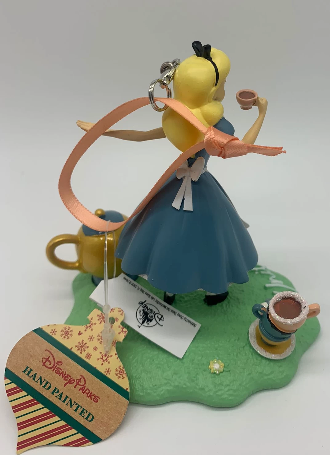 Disney Parks Alice In Wonderland United Kingdom Tea Christmas Ornament New With Tag 2 Disney Parks Alice In Wonderland United Kingdom Tea Christmas Ornament New With Tag - Image 2
