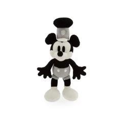 Disney Parks Steamboat Mickey Mouse Knit 11 Inc Plush New With Tag