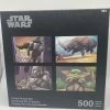 Disney Parks Star Wars The Mandalorian Yoda 4 Pack Puzzle Set Of 500 Pcs New
