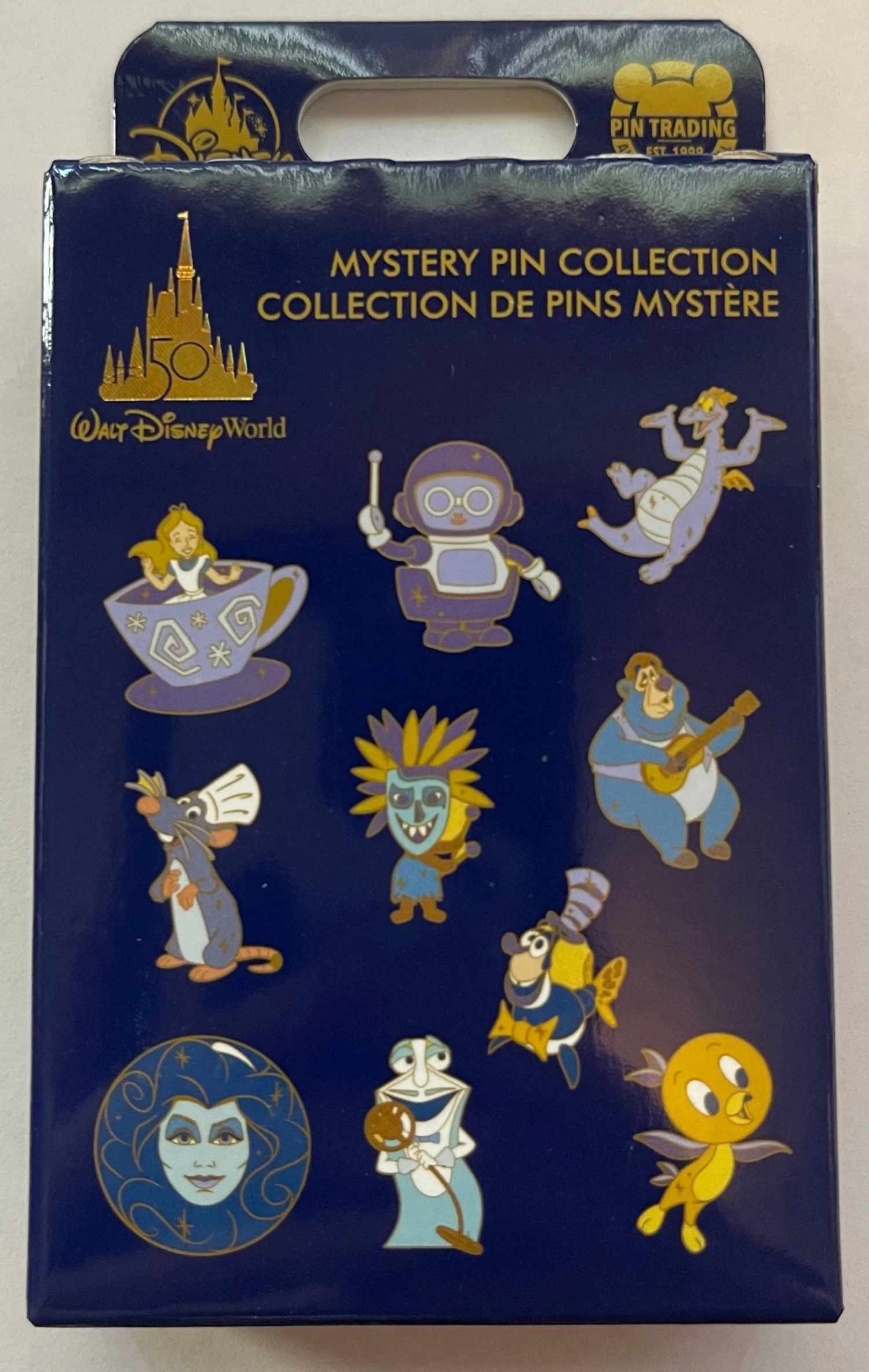 Disney Walt Disney World 50th Anniversary Mystery Pin Box Conteins 2 Pins New 3 Disney Walt Disney World 50th Anniversary Mystery Pin Box Conteins 2 Pins New - Image 3