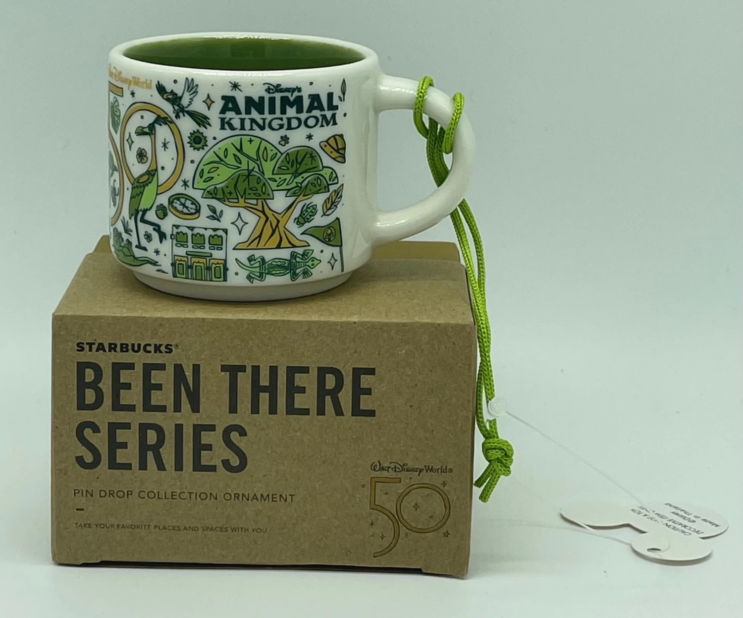Disney WDW 50th Celebration Starbucks Been There Animal Kingdom Ornament Mug New 1 Disney WDW 50th Celebration Starbucks Been There Animal Kingdom Ornament Mug New
