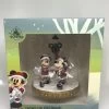 Disney Parks Merriest Wishes Mickey Minnie Snowman Light Up Figurine New
