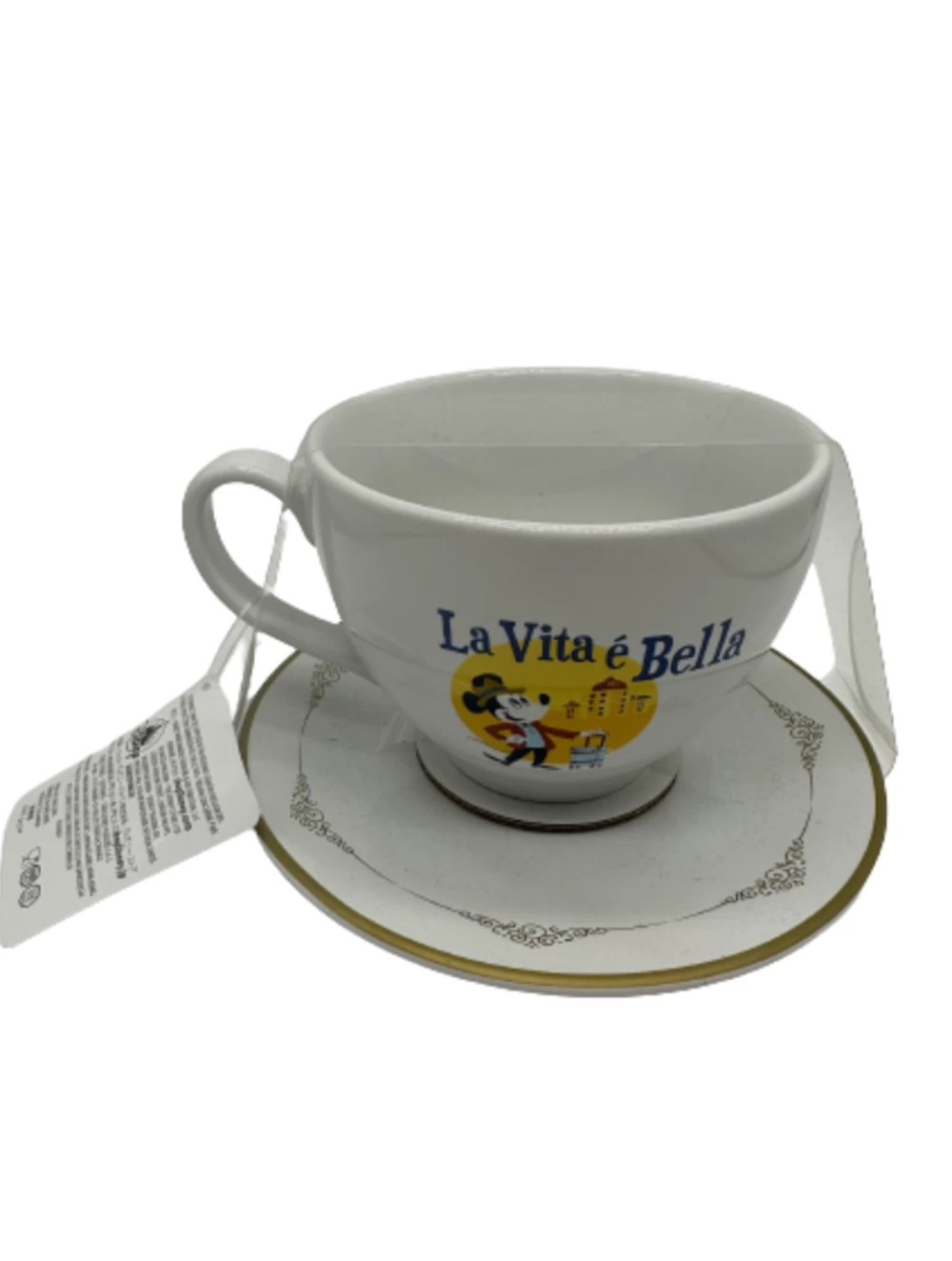 Disney Parks Riviera Resort Mickey La Vita E' Bella Cappuccino Mug New With Tag 3 Disney Parks Riviera Resort Mickey La Vita E' Bella Cappuccino Mug New With Tag - Image 3