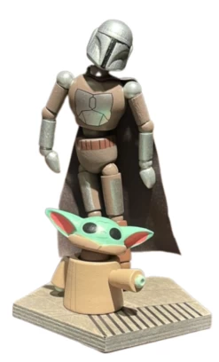Disney Parks Star Wars Wooden Mandalorian The Child Set Bendable Toy Figurine 5 Disney Parks Star Wars Wooden Mandalorian The Child Set Bendable Toy Figurine -Disney 72d2bf92 ebc2 591f 9597 72cf95a0d98a
