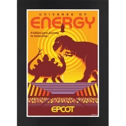 Disney EPCOT Universe Of Energy Matted Print