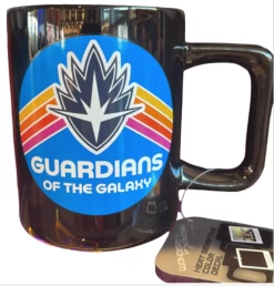 Disney Parks Guardians Of Galaxy Black Heat Sensitive Coffee Mug New With Tag