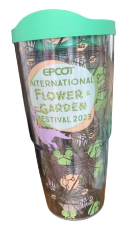 Disney EPCOT Flower And Garden 2023 Figment Tumbler New With Tag