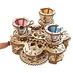 Disney Parks Mad Tea Party Attraction Puzzle By UGears New With Box -Disney 79435cef 4e79 5840 b3d1 ef17d0fadccf