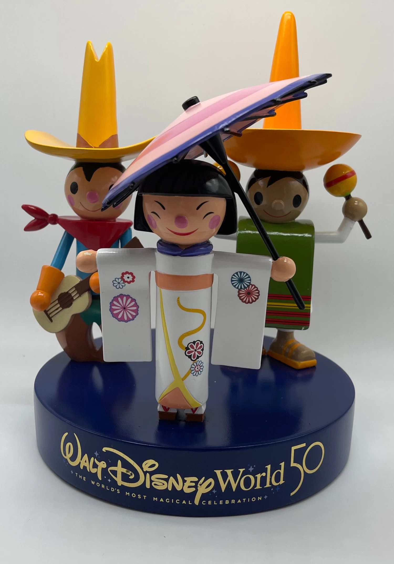 Disney Parks 50th Wdw Anniversary It Is A Small World Resin Figurine Statue New 1 Disney Parks 50th Wdw Anniversary It Is A Small World Resin Figurine Statue New