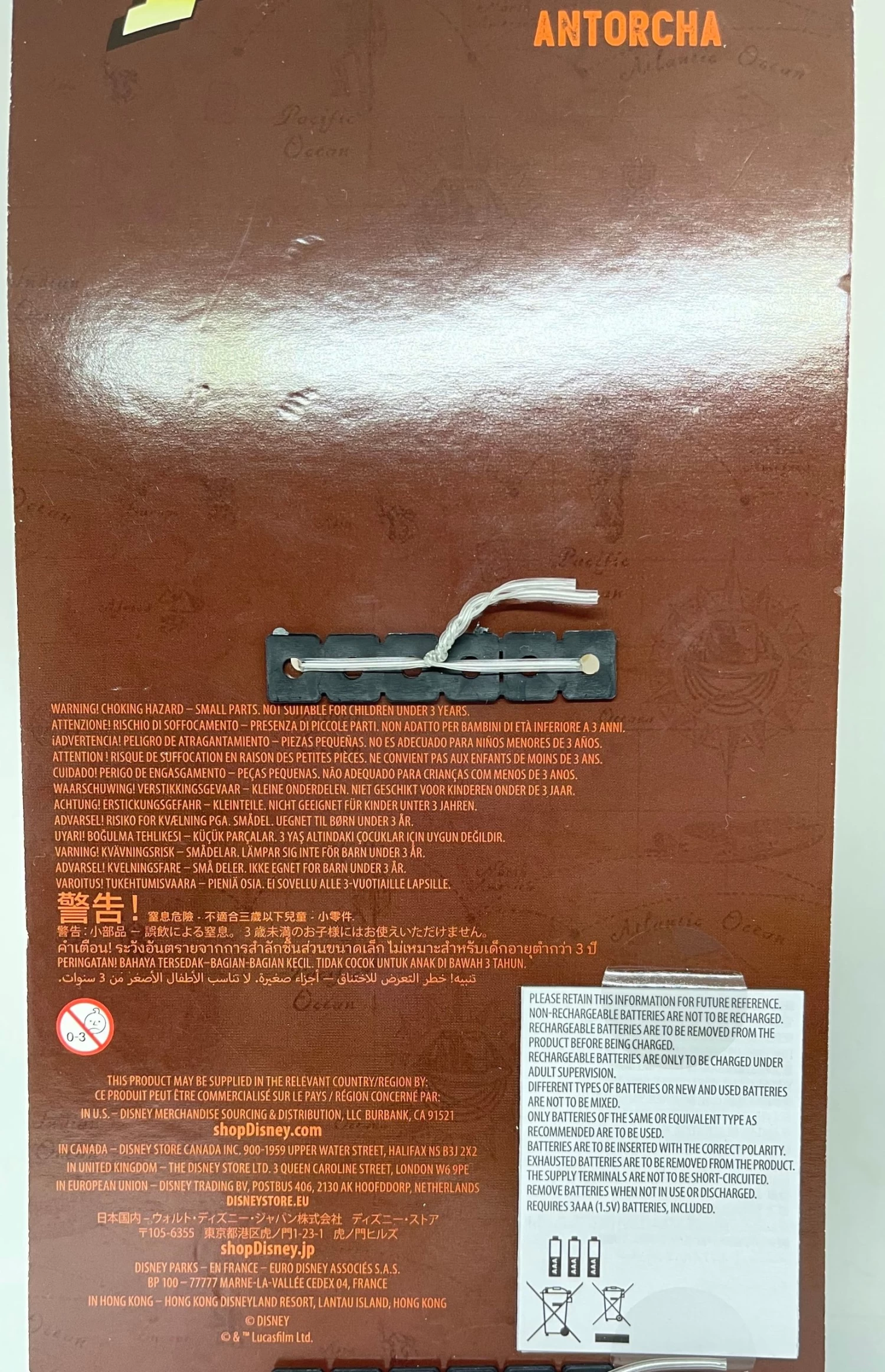 Disney Parks Indiana Jones Torch Toy New With Box 2 Disney Parks Indiana Jones Torch Toy New With Box - Image 2