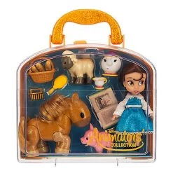 Disney Animator's Collection Belle Mini Doll Play Set New With Case