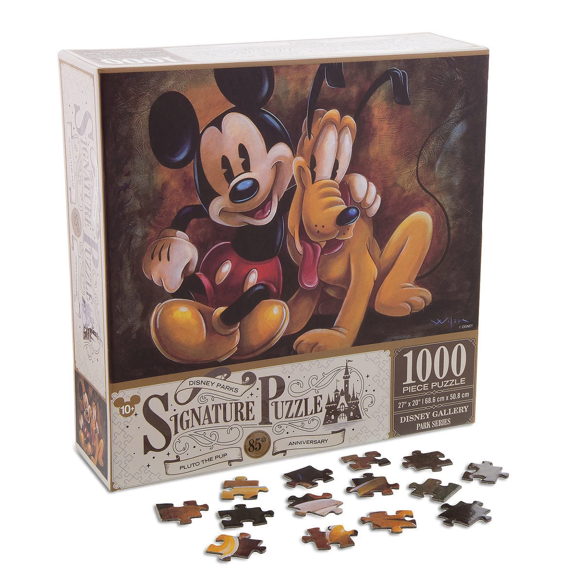 Disney Parks Mickey & Pluto 85th Anniversary Puzzle 1000 Pcs New With Box 2 Disney Parks Mickey & Pluto 85th Anniversary Puzzle 1000 Pcs New With Box - Image 2