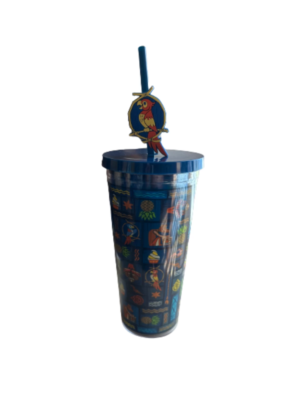 Disney Parks Enchanted Tiki Room Tumbler With Straw New 1 Disney Parks Enchanted Tiki Room Tumbler With Straw New