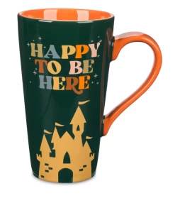 Disney Parks Fantasyland Castle ''Happy To Be Here'' Coffee Mug New