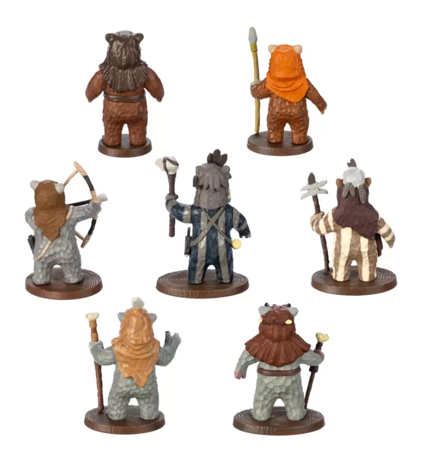 Disney Star Wars Ewok Figurine Set Return Of The Jedi 40th Anniversary New 3 Disney Star Wars Ewok Figurine Set Return Of The Jedi 40th Anniversary New - Image 3