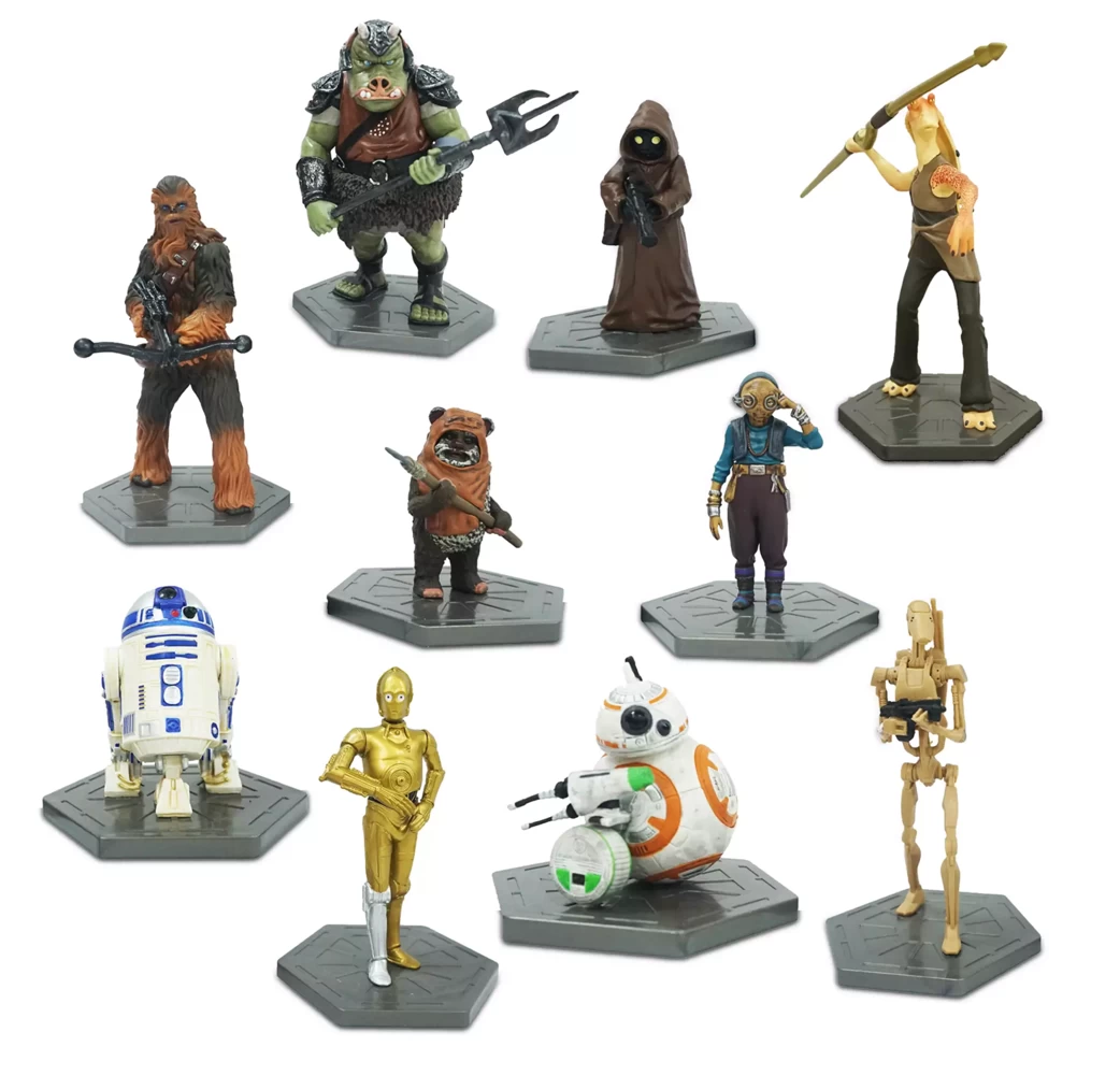 Disney Star Wars Droids & Creatures Deluxe Figurine Playset New With Box 2 Disney Star Wars Droids & Creatures Deluxe Figurine Playset New With Box - Image 2