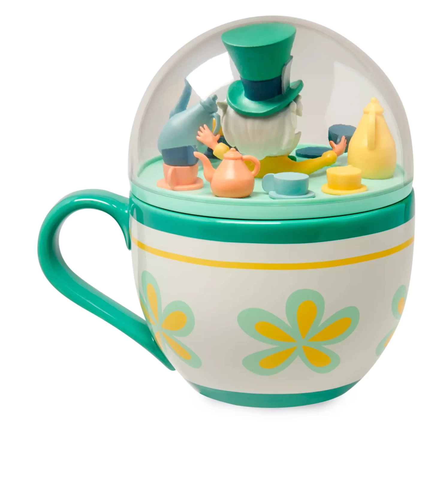 Disney Parks Mad Tea Party Teacup Alice In Wonderland With Dome Lid New 2 Disney Parks Mad Tea Party Teacup Alice In Wonderland With Dome Lid New - Image 2