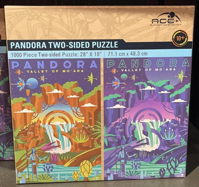 Disney Parks Avatar Pandora Valley Of Mo'Ara Two Sided Puzzle New With Box 3 Disney Parks Avatar Pandora Valley Of Mo'Ara Two Sided Puzzle New With Box - Image 3