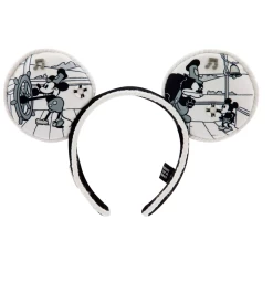 Disney 100 Celebration Mickey Steamboat Willie Ear Headband For Adults New Tag