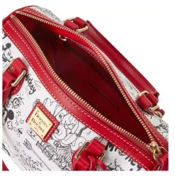 Disney Parks Mickey Sketch Art Dooney & Bourke Satchel Bag New With Tag -Disney a4269e59 1860 5365 9cfa eb02817139ec