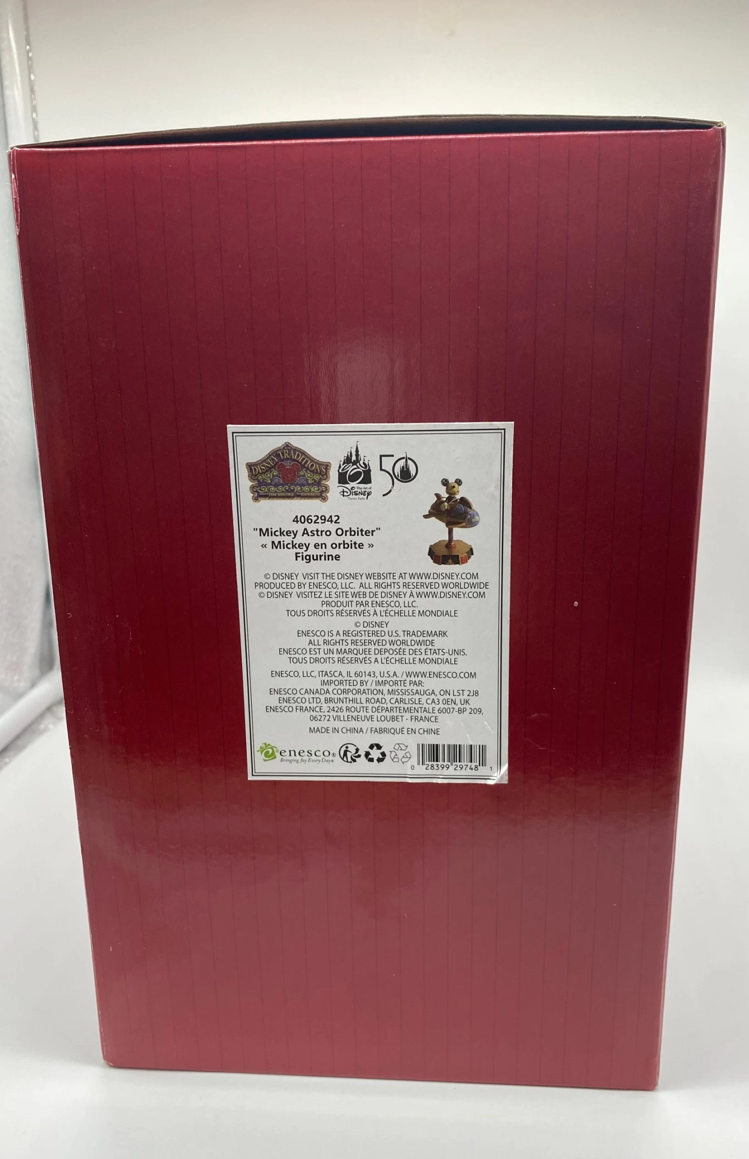 Disney Parks Jim Shore 50th Mickey Astro Orbiter Figurine New With Box 1 Disney Parks Jim Shore 50th Mickey Astro Orbiter Figurine New With Box