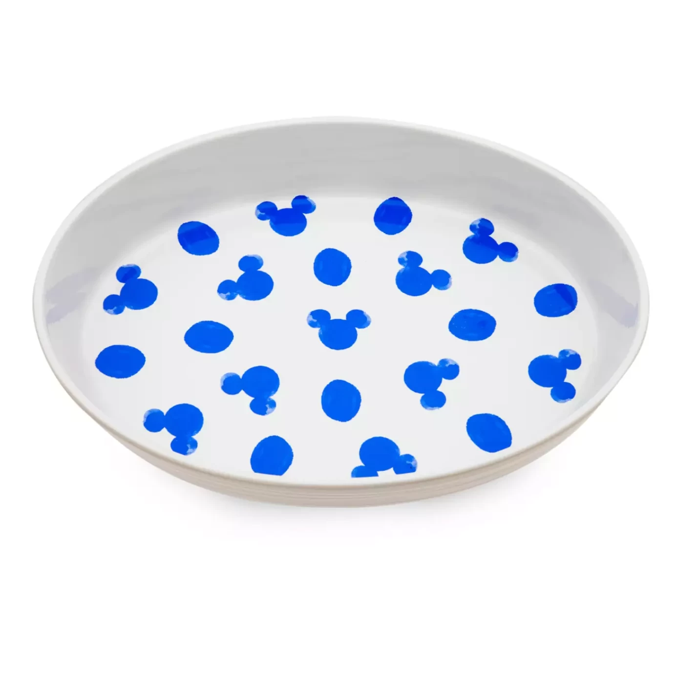 Disney Parks Homestead Blue Mickey Icon And Polka Dots Kitchen Ceramic Tray New 2 Disney Parks Homestead Blue Mickey Icon And Polka Dots Kitchen Ceramic Tray New - Image 2