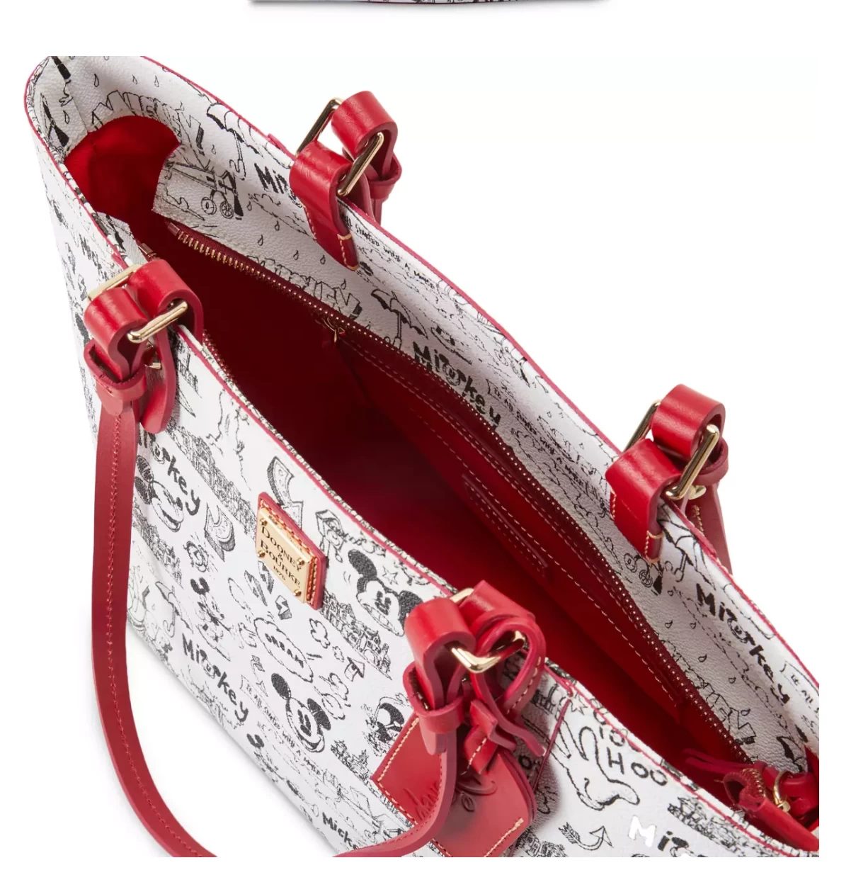 Disney Parks Mickey Sketch Art Dooney & Bourke Tote Bag New With Tag 3 Disney Parks Mickey Sketch Art Dooney & Bourke Tote Bag New With Tag - Image 3
