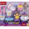 Fisher-Price Little People Disney Princess Time For Tea With Belle Toy New W Box