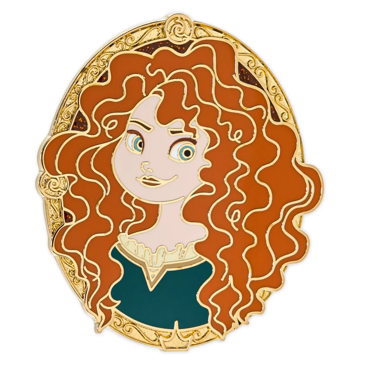 Disney Pins Brave Princess Merida Portrait Pin New With Card 2 Disney Pins Brave Princess Merida Portrait Pin New With Card - Image 2
