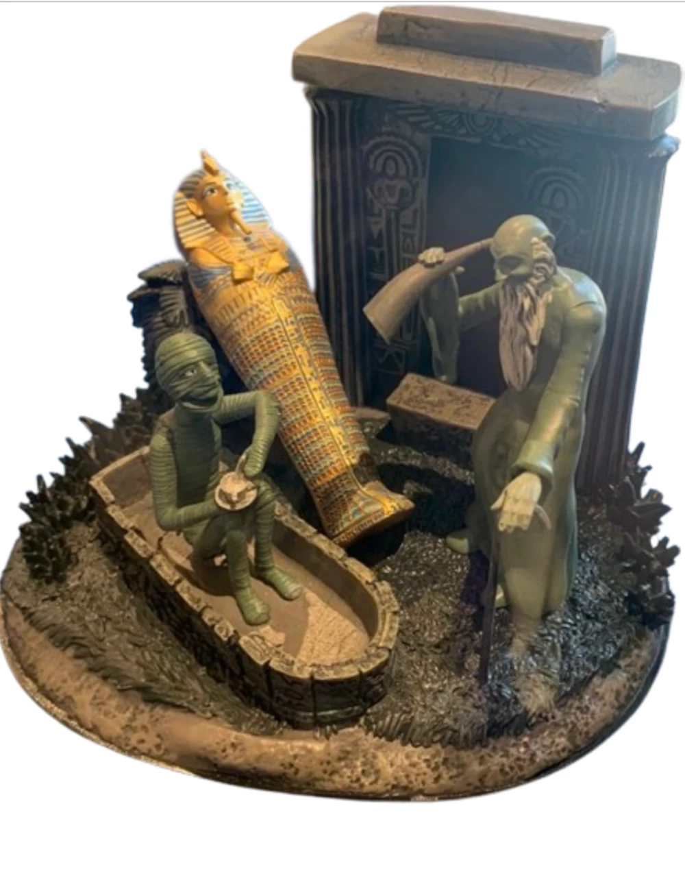 Disney Parks Haunted Mansion Mummy Musical Grim Grinning Ghosts Figurine New Box 1 Disney Parks Haunted Mansion Mummy Musical Grim Grinning Ghosts Figurine New Box