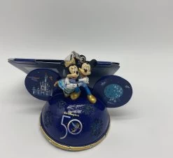 Disney Walt Disney World 50th Mickey Minnie Light Up Ear Hat Ornament New -Disney aff71c4e e2ad 514b 8247 afcb6bc9006f