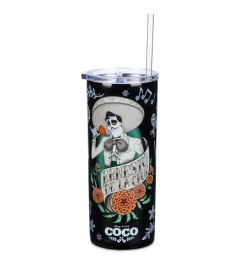 Disney Parks Pixar Coco Ernesto De La Cruz Tumbler With Straw New