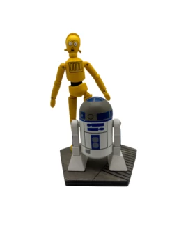 Disney Parks Star Wars Galaxy's Edge Wooden R2-D2 C3-PO Bendable Toy Figurine -Disney b1dd9d99 7b3a 584a acbe 2240548a34a8
