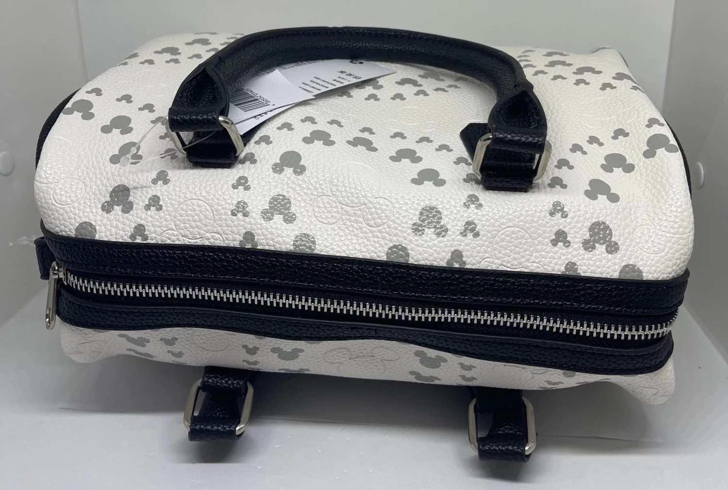 Disney Parks Mickey Icon Gray Satchel Bag New With Tag 3 Disney Parks Mickey Icon Gray Satchel Bag New With Tag - Image 3