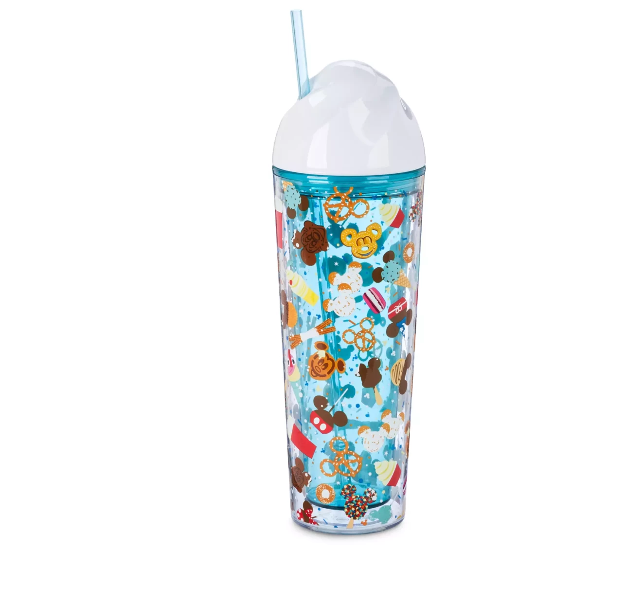 Disney Parks Food Icons Collection 22oz Tumbler With Straw New 1 Disney Parks Food Icons Collection 22oz Tumbler With Straw New