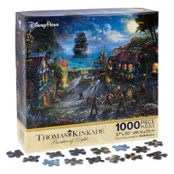 Disney Parks Pirates Of The Caribbean Black Pearl Puzzle Kinkade New With Box