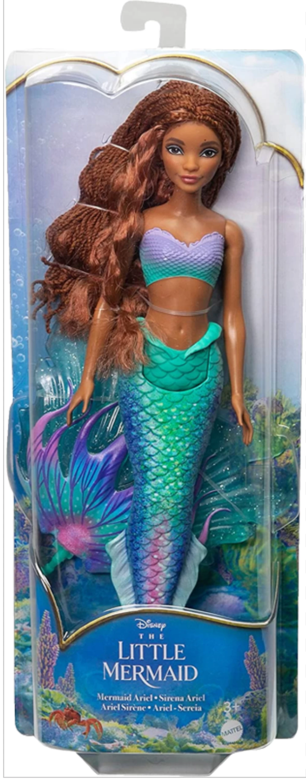 Disney The Little Mermaid Live Action Mermaid Ariel Doll New With Box 3 Disney The Little Mermaid Live Action Mermaid Ariel Doll New With Box - Image 3