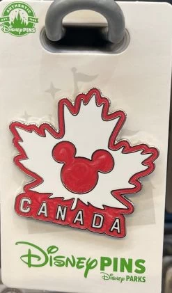 Disney Pins Parks Epcot World Showcase Canada Mickey Icon Pin New With Card