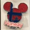Disney Pins Parks Epcot Norway Mickey Icon Pin New With Card
