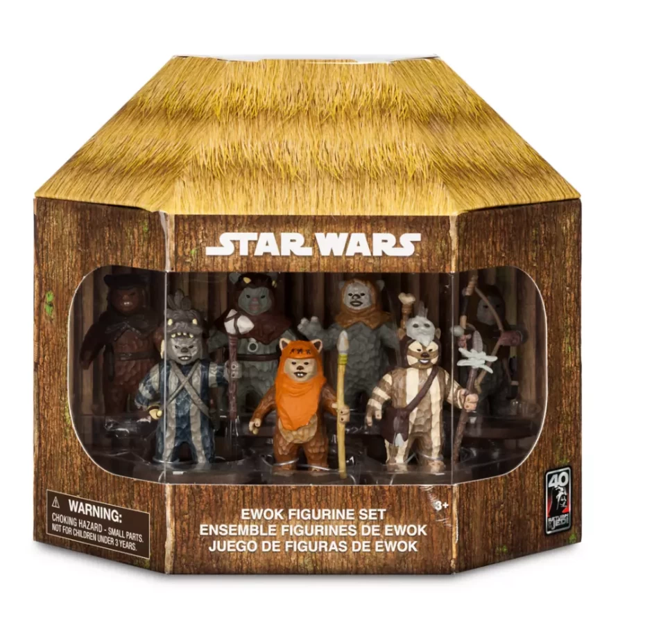 Disney Star Wars Ewok Figurine Set Return Of The Jedi 40th Anniversary New 1 Disney Star Wars Ewok Figurine Set Return Of The Jedi 40th Anniversary New