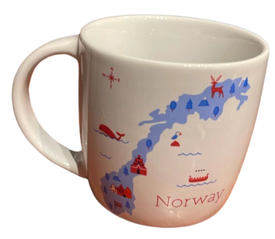 Disney Parks Epcot Norway Mickey Mouse Icon Flag Coffee Mug New With Tag 2 Disney Parks Epcot Norway Mickey Mouse Icon Flag Coffee Mug New With Tag - Image 2