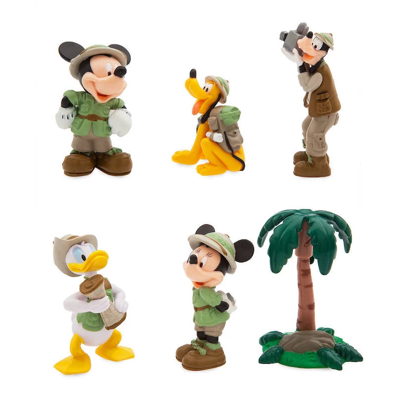 Disney Parks Mickey & Friends Safari Figure Cake Topper Playset Play Set New 2 Disney Parks Mickey & Friends Safari Figure Cake Topper Playset Play Set New - Image 2