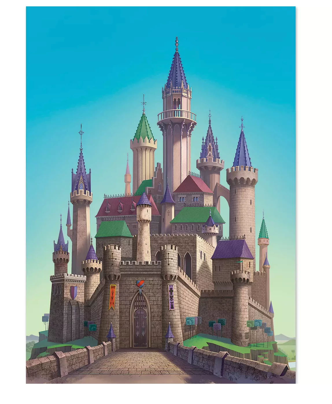 Disney Castle Collection Aurora Sleeping Beauty Castle Puzzle Limited New W Box 2 Disney Castle Collection Aurora Sleeping Beauty Castle Puzzle Limited New W Box - Image 2
