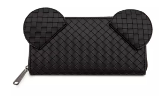 Disney Parks Loungefly Wallet Mickey Mouse Woven - Black New With Tag 1 Disney Parks Loungefly Wallet Mickey Mouse Woven - Black New With Tag